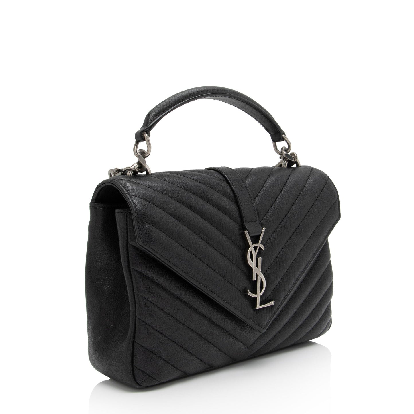 Saint Laurent Matelasse Calfskin Monogram College Medium Shoulder Bag 1hq9qs