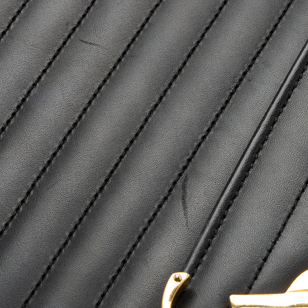 Saint Laurent Matelasse Calfskin Monogram Large Envelope Bag 19439