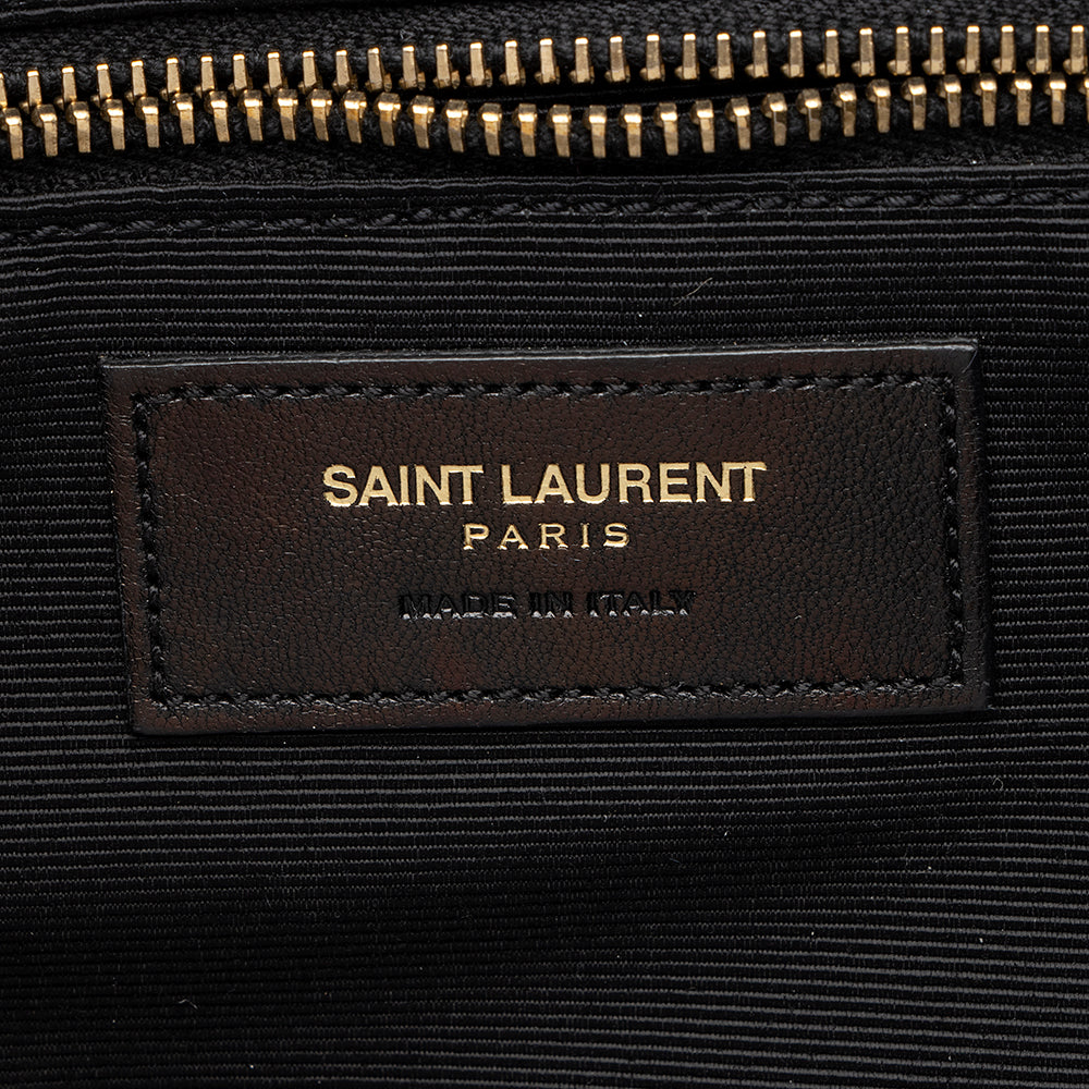 Saint Laurent Matelasse Calfskin Monogram Large Envelope Bag 19439
