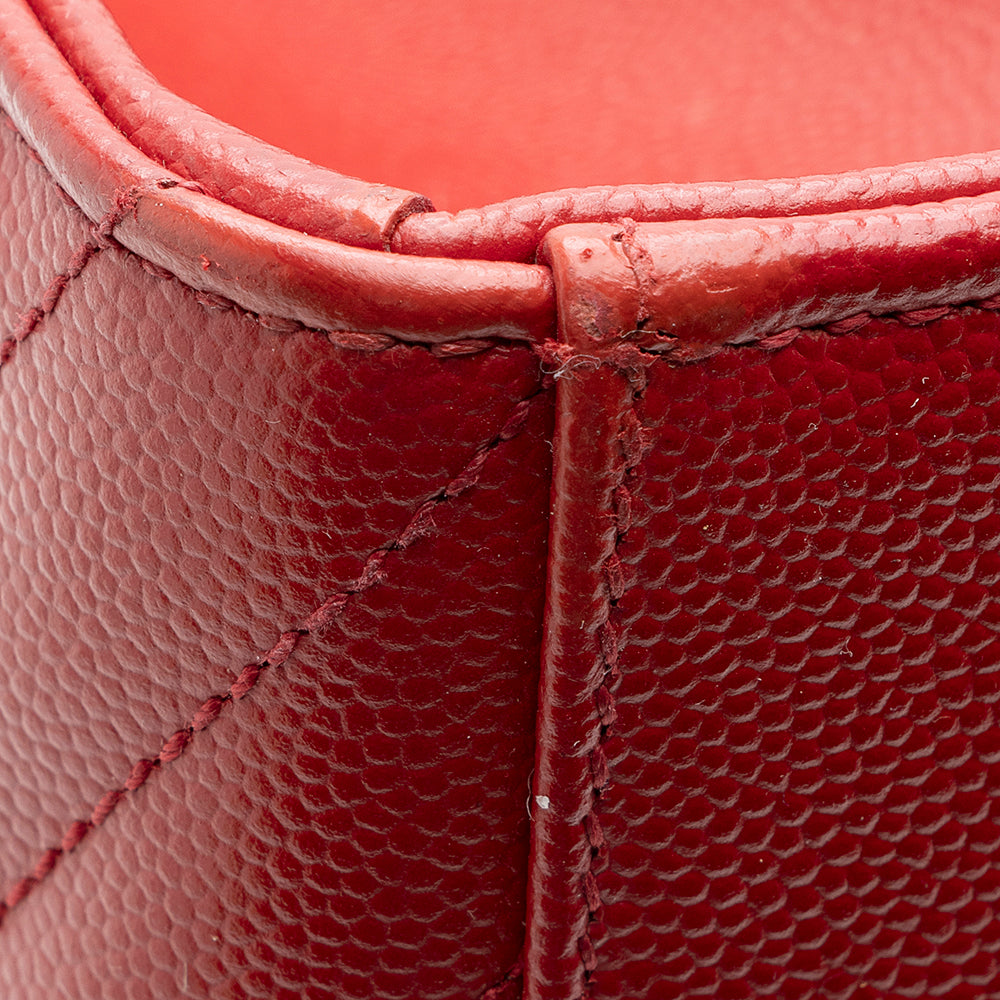 Saint Laurent Matelasse Grain de Poudre Monogram Large Shoulder Bag 19699