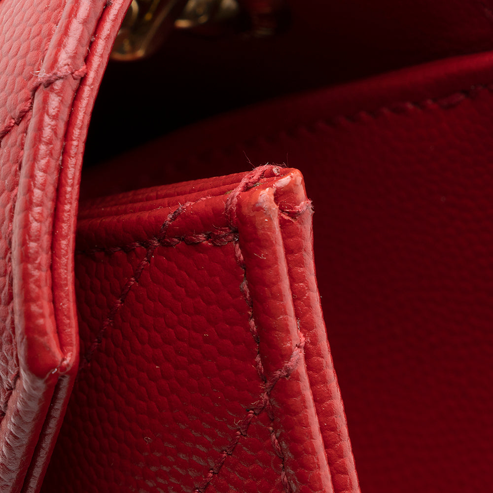 Saint Laurent Matelasse Grain de Poudre Monogram Large Shoulder Bag 19699