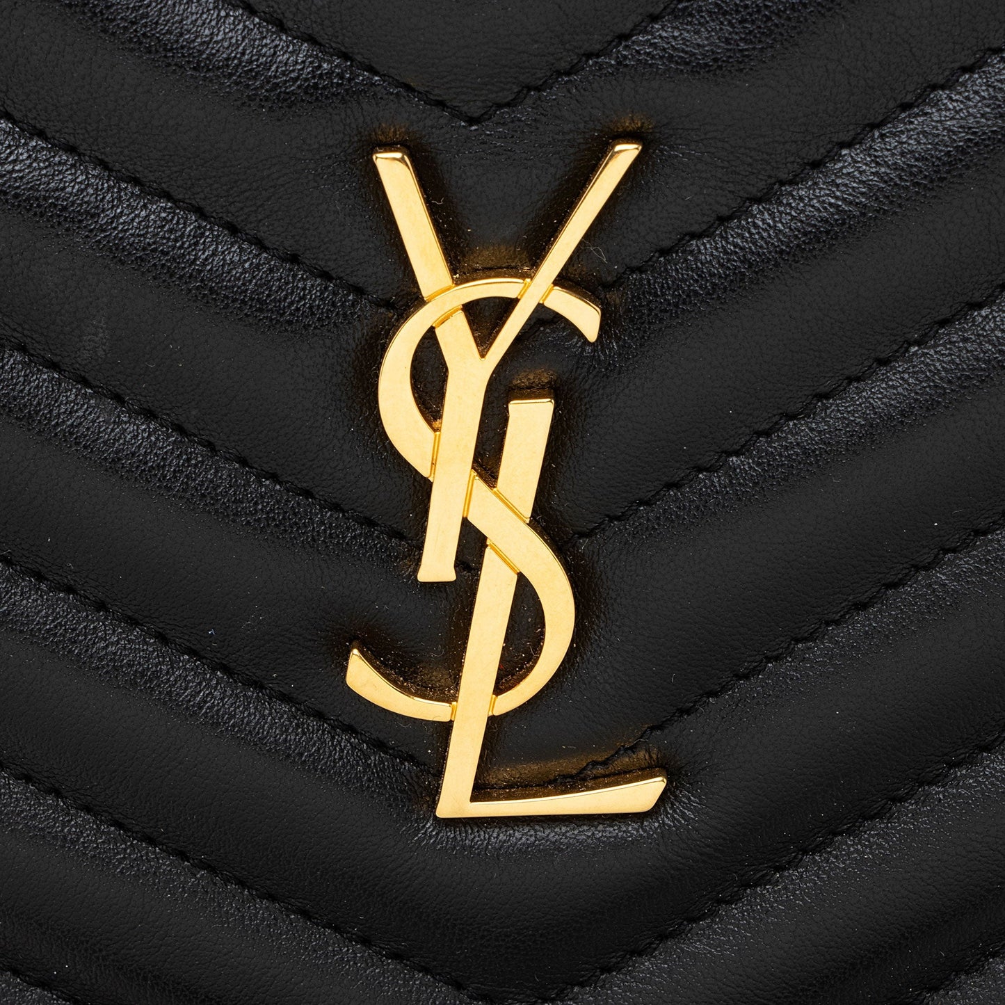 Saint Laurent Matelasse Calfskin Monogram Large Wristlet J3F1B7