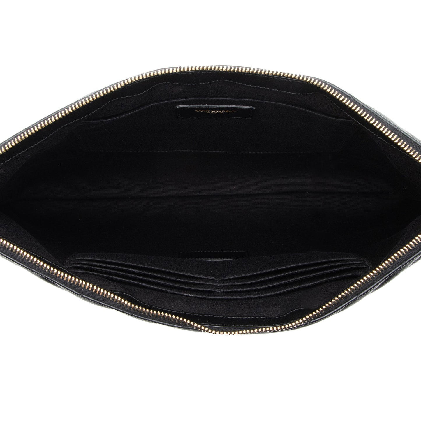 Saint Laurent Matelasse Calfskin Monogram Large Wristlet J3F1B7