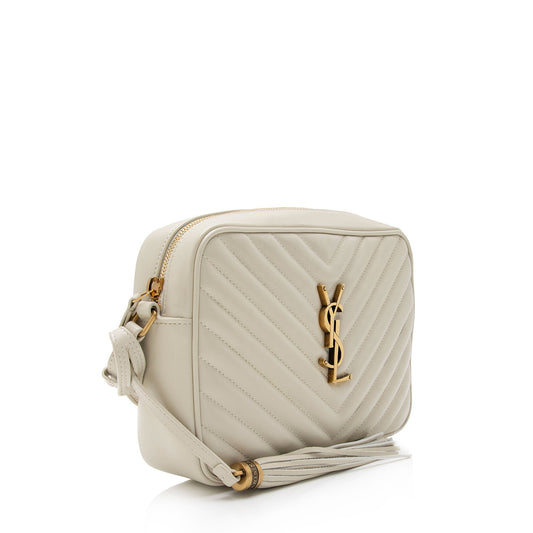 Saint Laurent Matelasse Calfskin Monogram Lou Camera Bag Gm6ltb