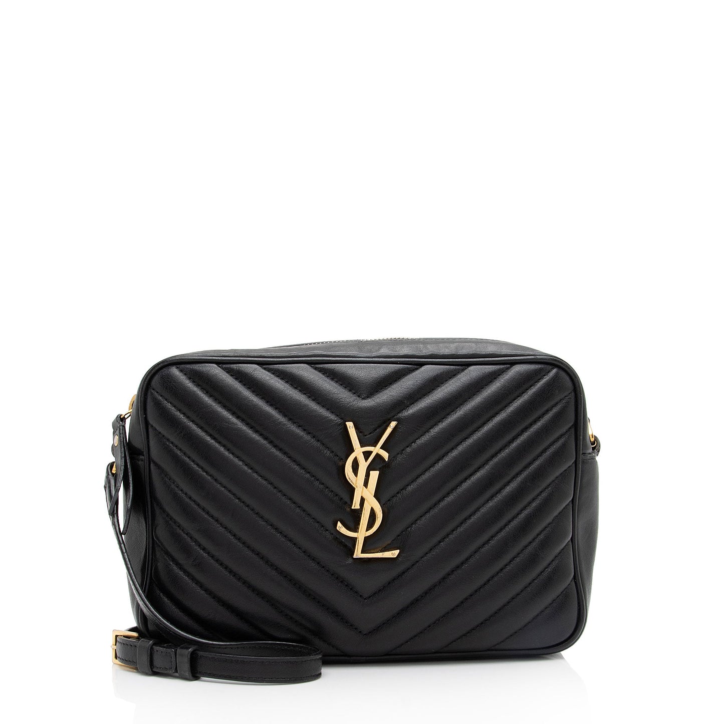 Saint Laurent Matelasse Calfskin Monogram Lou Camera Bag WWrnik