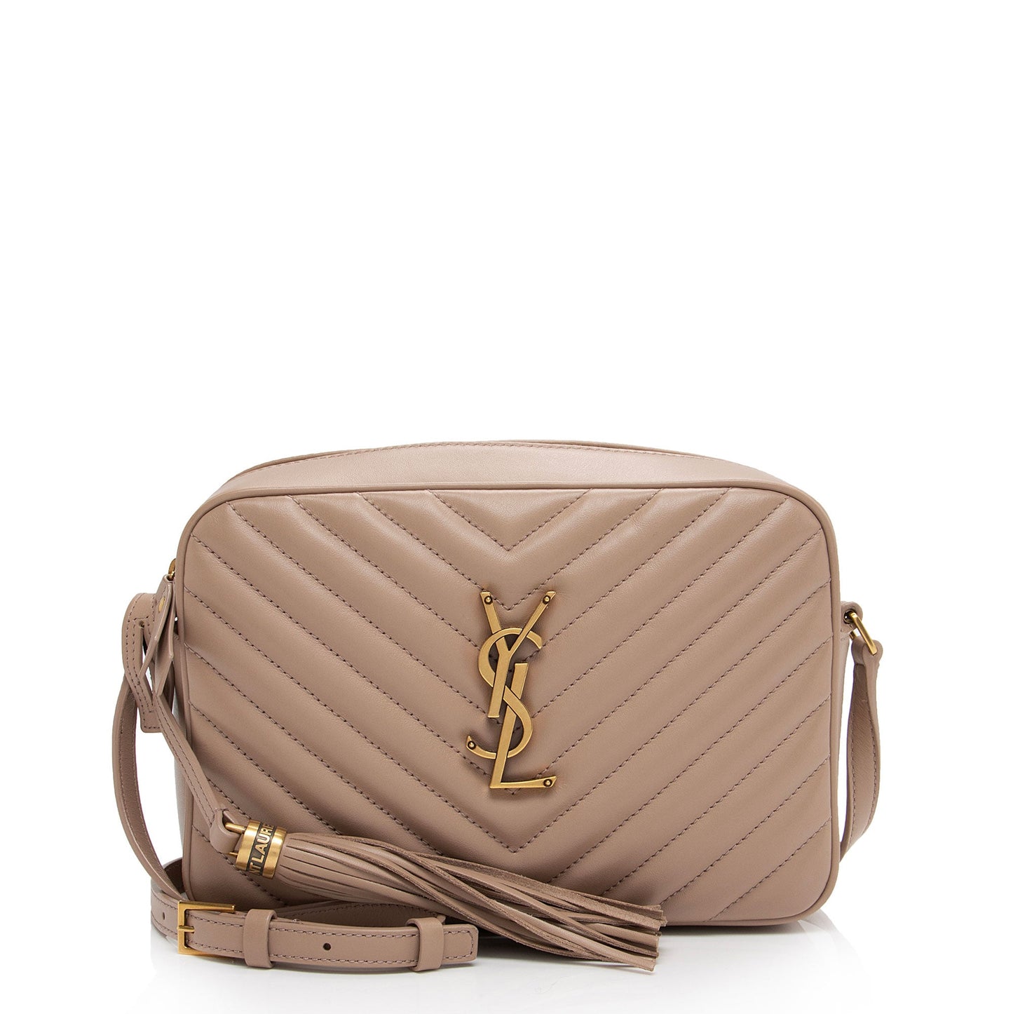 Saint Laurent Matelasse Calfskin Monogram Lou Camera Bag X8DDNR
