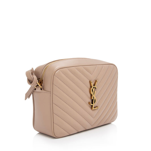 Saint Laurent Matelasse Calfskin Monogram Lou Camera Bag X8DDNR