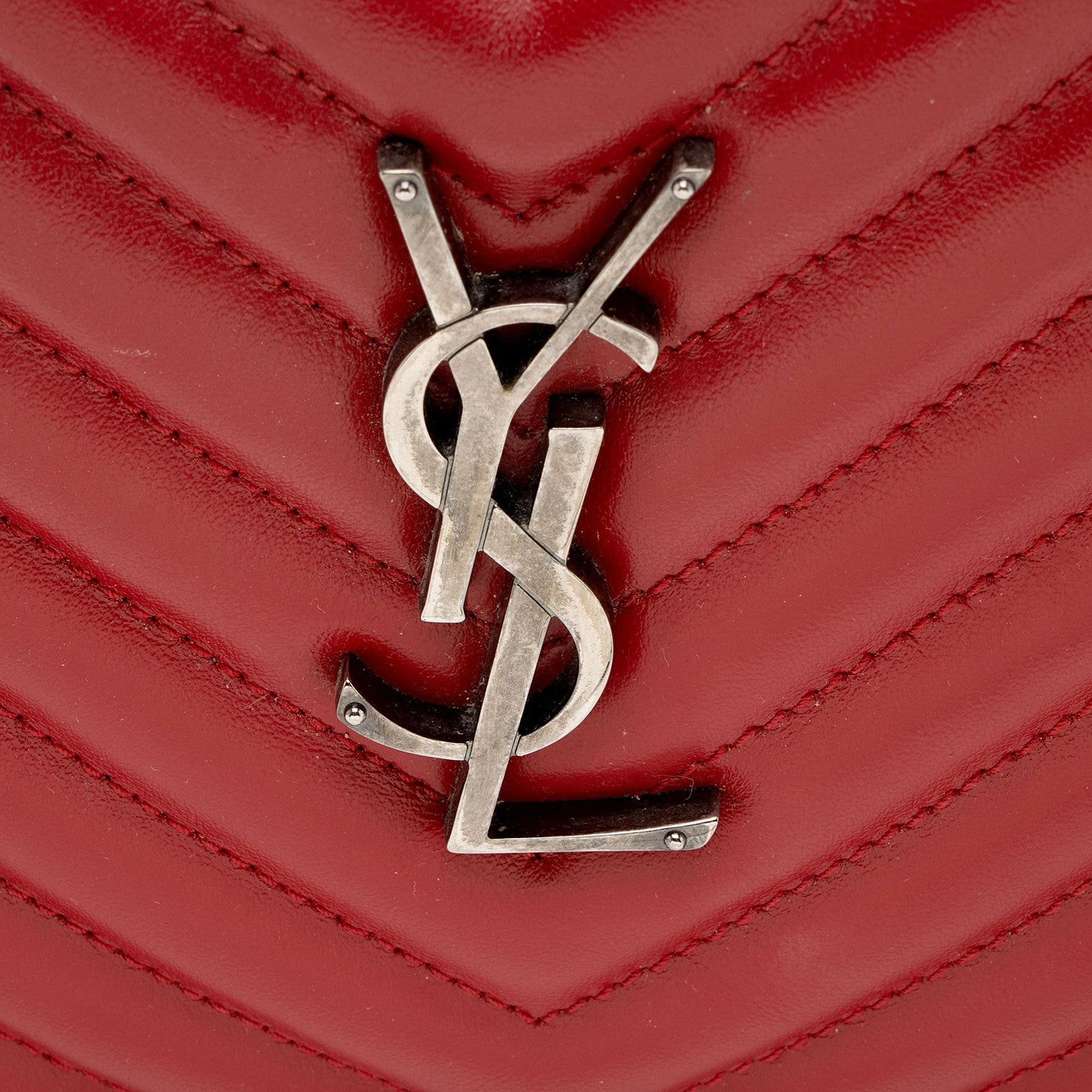Saint Laurent Matelasse Calfskin Monogram Lou Camera Bag G0FP4A