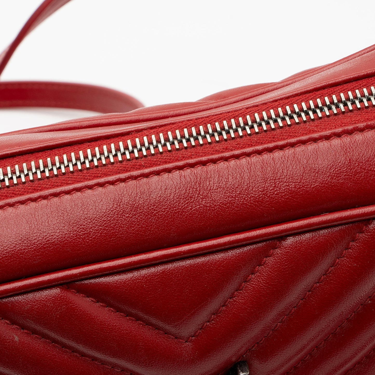 Saint Laurent Matelasse Calfskin Monogram Lou Camera Bag G0FP4A