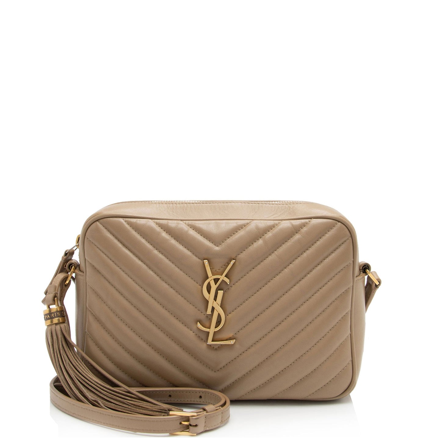 Saint Laurent Matelasse Calfskin Monogram Lou Camera Bag 5REUgE