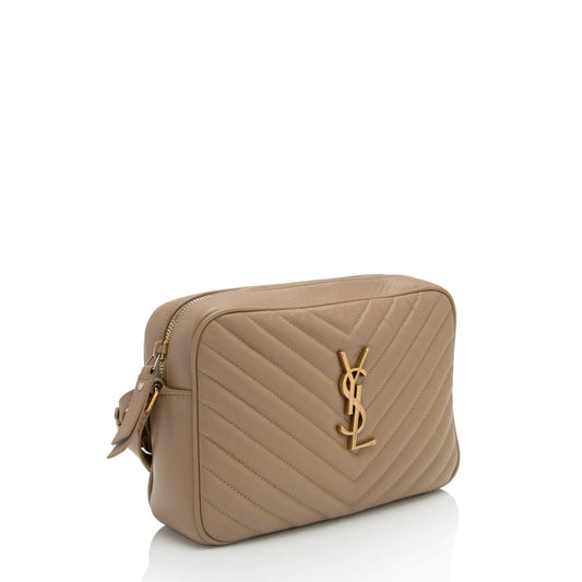 Saint Laurent Matelasse Calfskin Monogram Lou Camera Bag 5REUgE