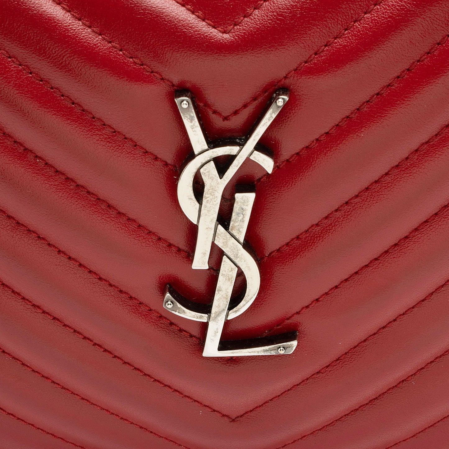 Saint Laurent Matelasse Calfskin Monogram Lou Camera Bag G4BzPO