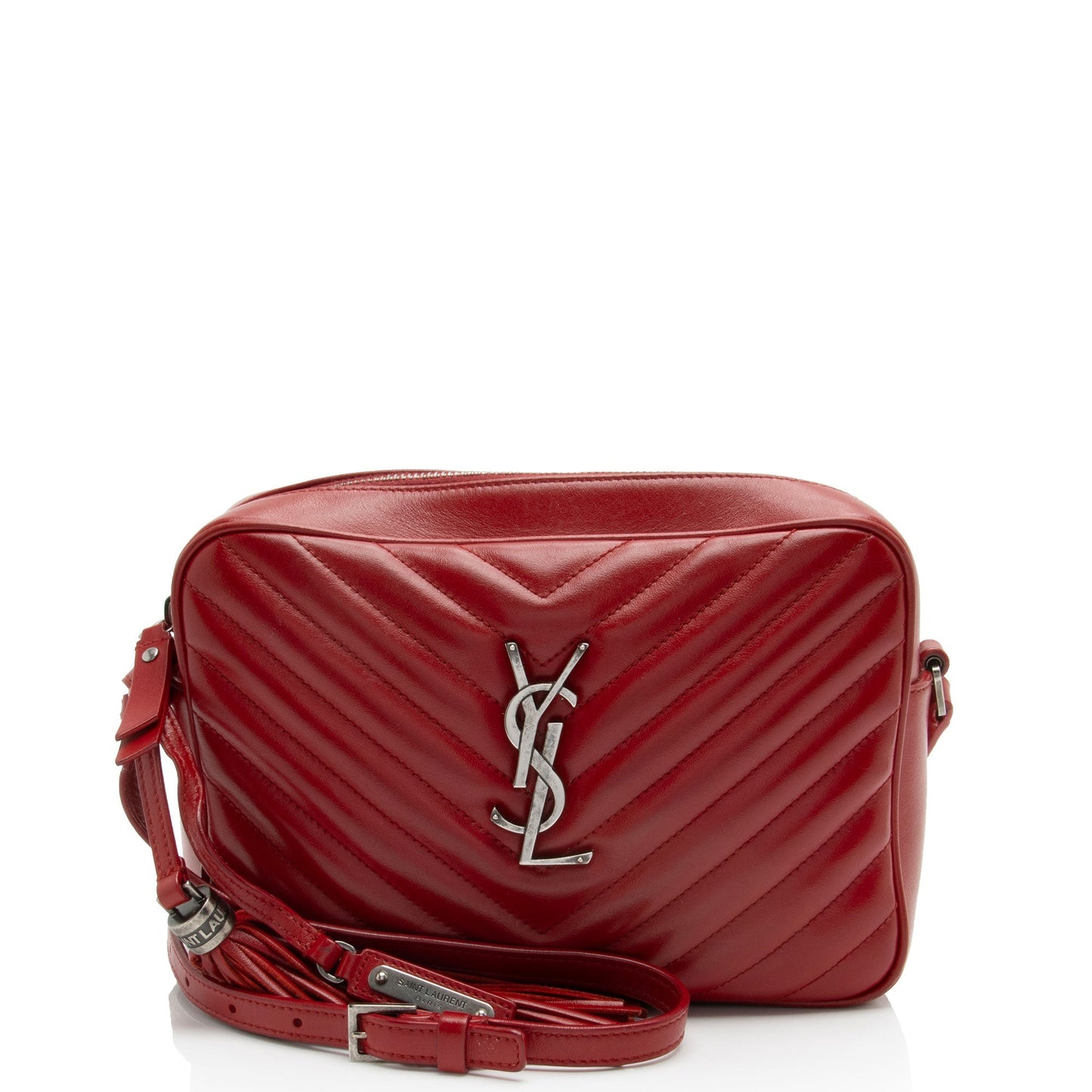 Saint Laurent Matelasse Calfskin Monogram Lou Camera Bag G4BzPO