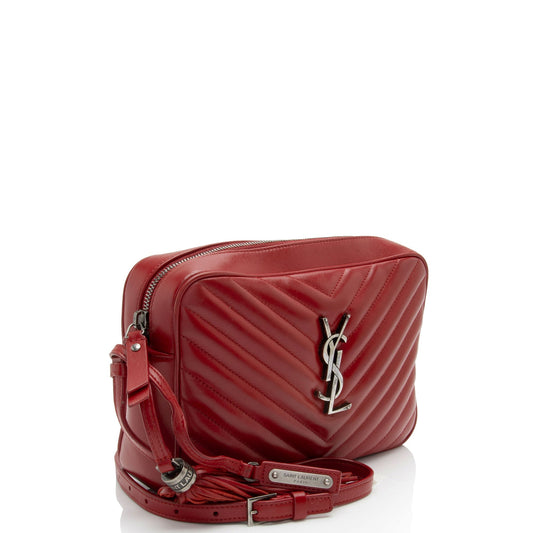 Saint Laurent Matelasse Calfskin Monogram Lou Camera Bag G4BzPO