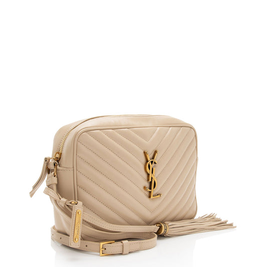 Saint Laurent Matelasse Calfskin Monogram Lou Camera Bag IyIKNC