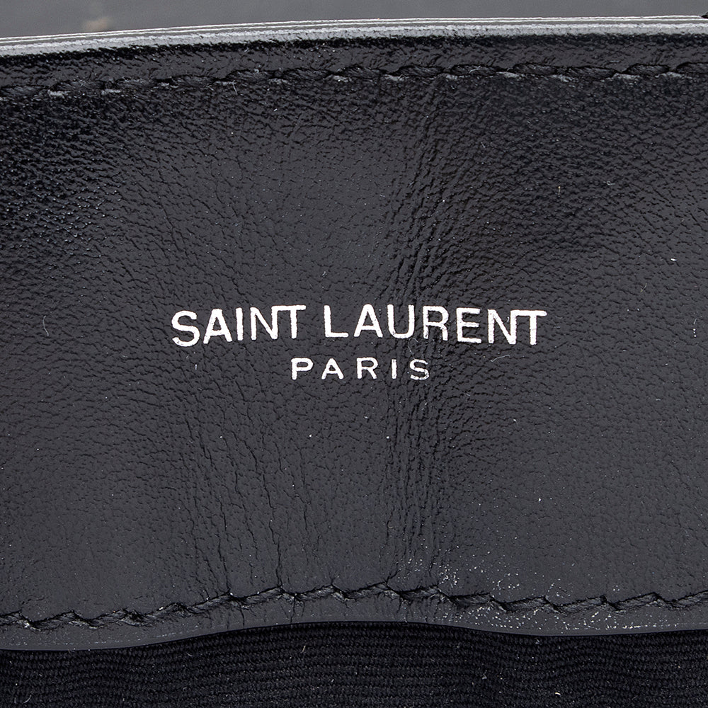 Saint Laurent Matelasse Calfskin Monogram LouLou Chain Medium Shoulder Bag 19046