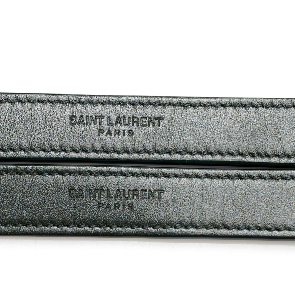 Saint Laurent Matelasse Calfskin Monogram LouLou Chain Medium Shoulder Bag 20578