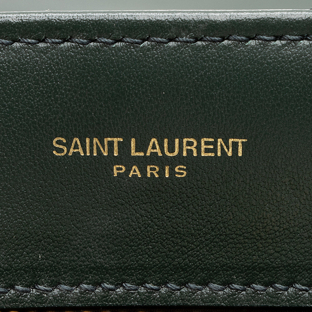 Saint Laurent Matelasse Calfskin Monogram LouLou Chain Medium Shoulder Bag 20578