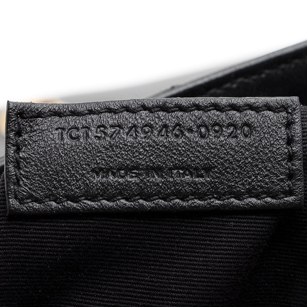 Saint Laurent Matelasse Calfskin Monogram LouLou Chain Medium Shoulder Bag 21165