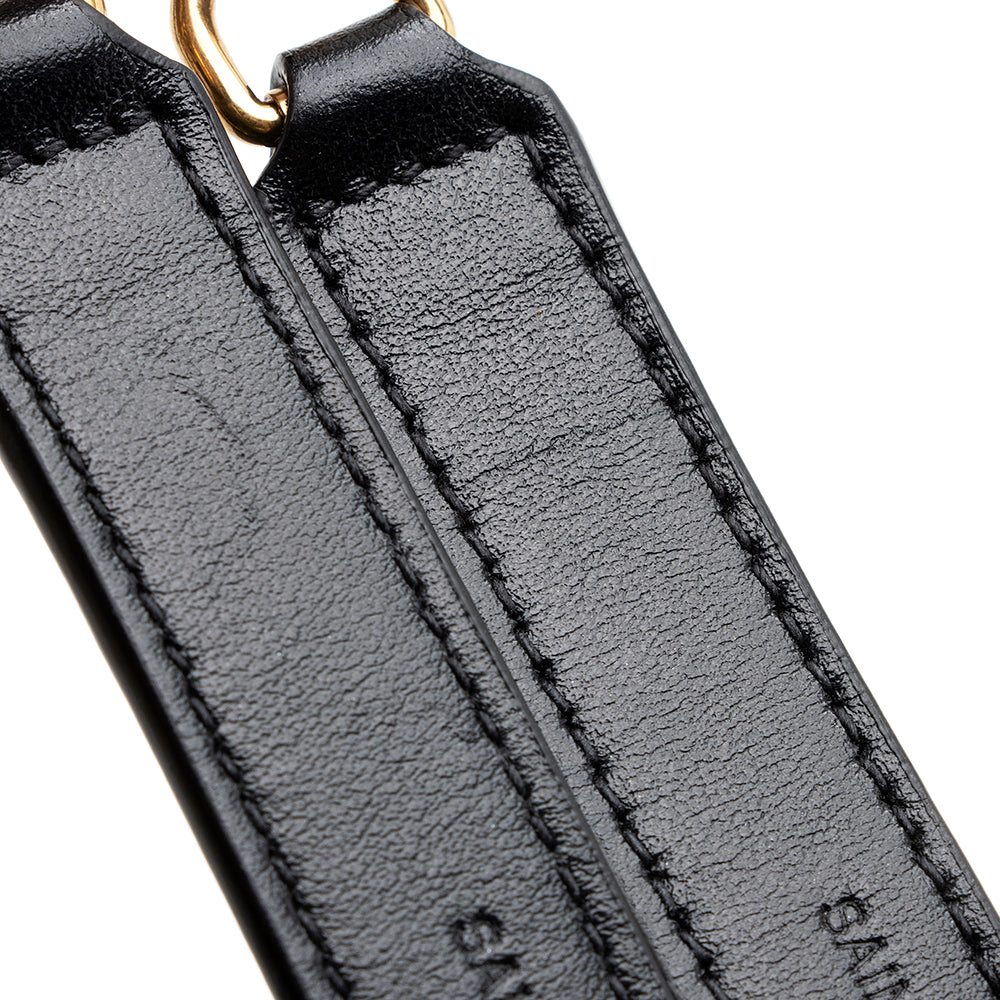 Saint Laurent Matelasse Calfskin Monogram LouLou Chain Medium Shoulder Bag 21165