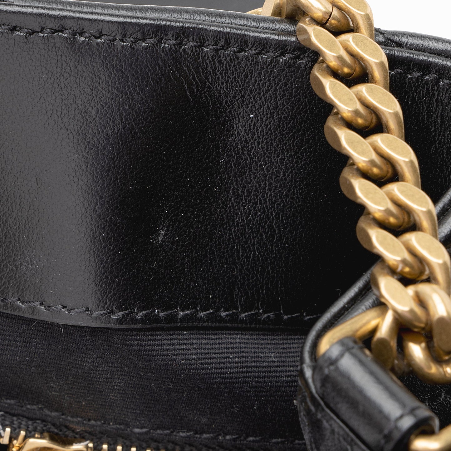 Saint Laurent Matelasse Calfskin Monogram LouLou Chain Medium Shoulder Bag 22303