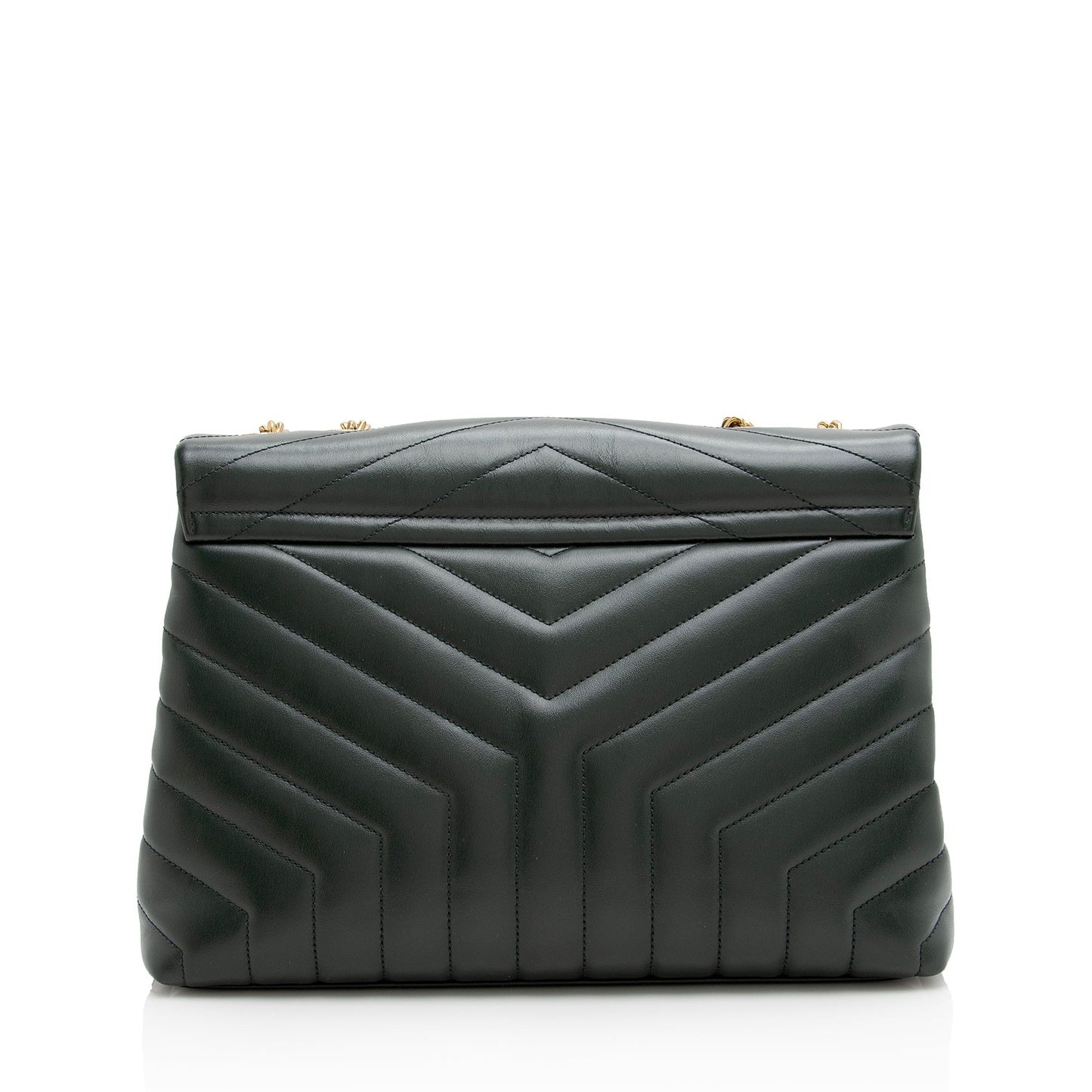 Saint Laurent Matelasse Calfskin Monogram LouLou Chain Medium Shoulder Bag 22990