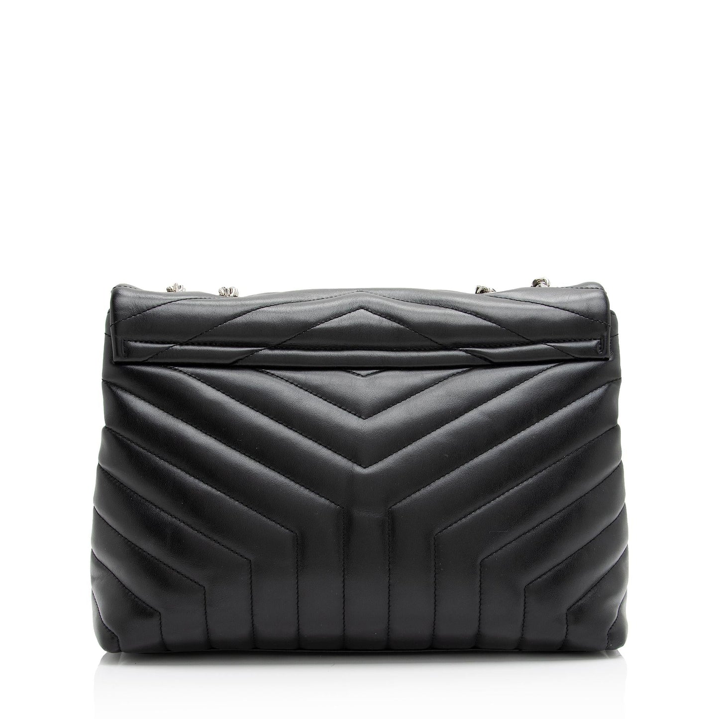 Saint Laurent Matelasse Calfskin Monogram LouLou Chain Medium Shoulder Bag 23572
