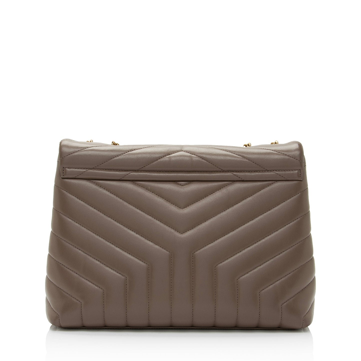 Saint Laurent Matelasse Calfskin Monogram LouLou Chain Medium Shoulder Bag Vsg968