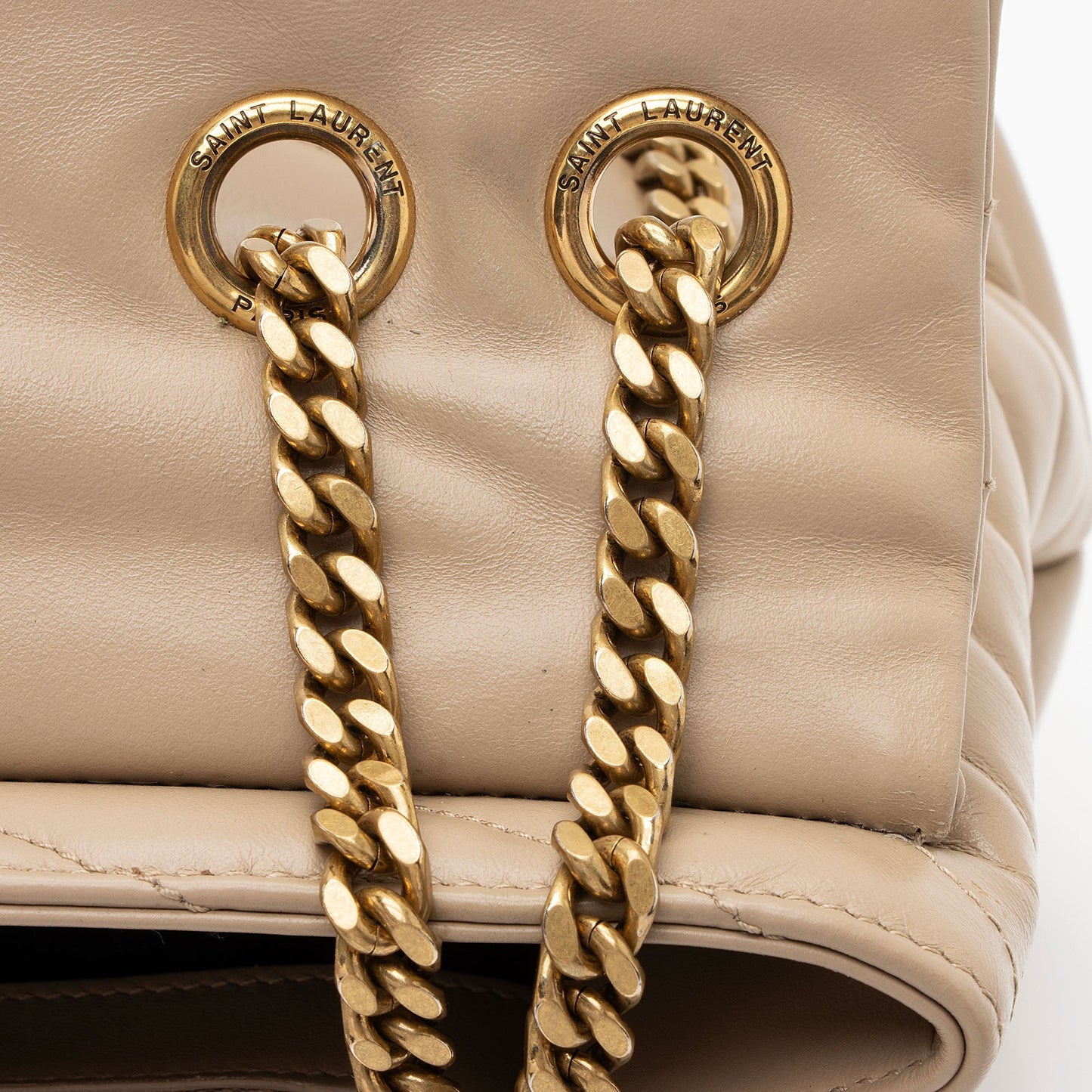 Saint Laurent Matelasse Calfskin Monogram LouLou Chain Medium Shoulder Bag pCCeab