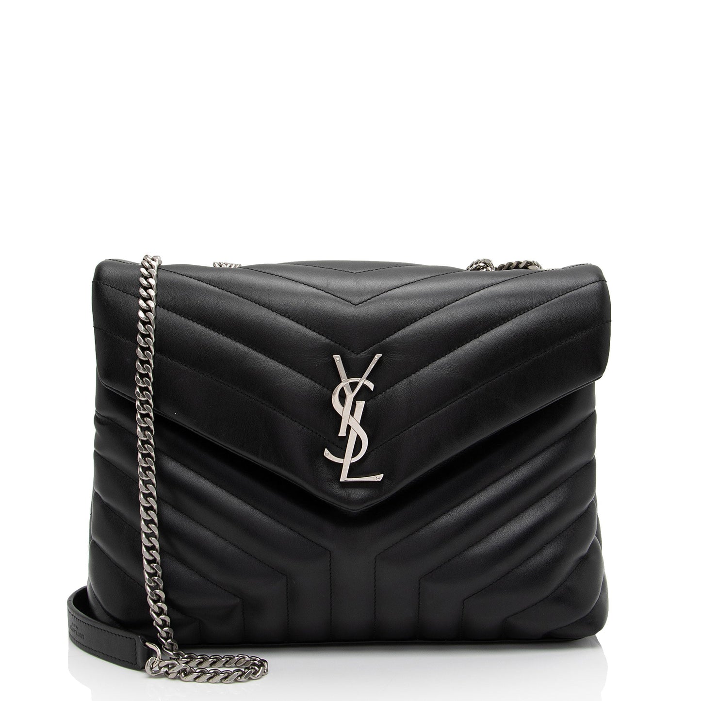 Saint Laurent Matelasse Calfskin Monogram LouLou Chain Medium Shoulder Bag 3CcYFQ
