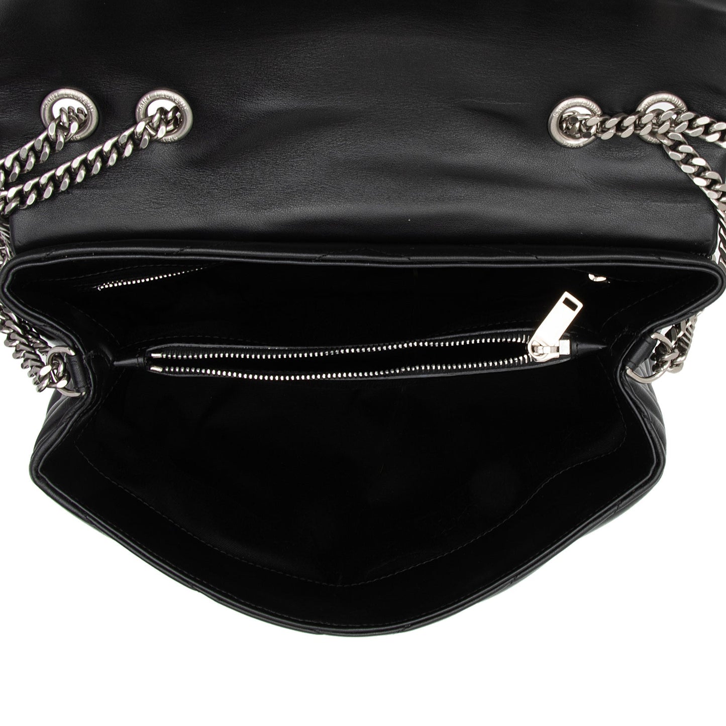 Saint Laurent Matelasse Calfskin Monogram LouLou Chain Medium Shoulder Bag 3CcYFQ