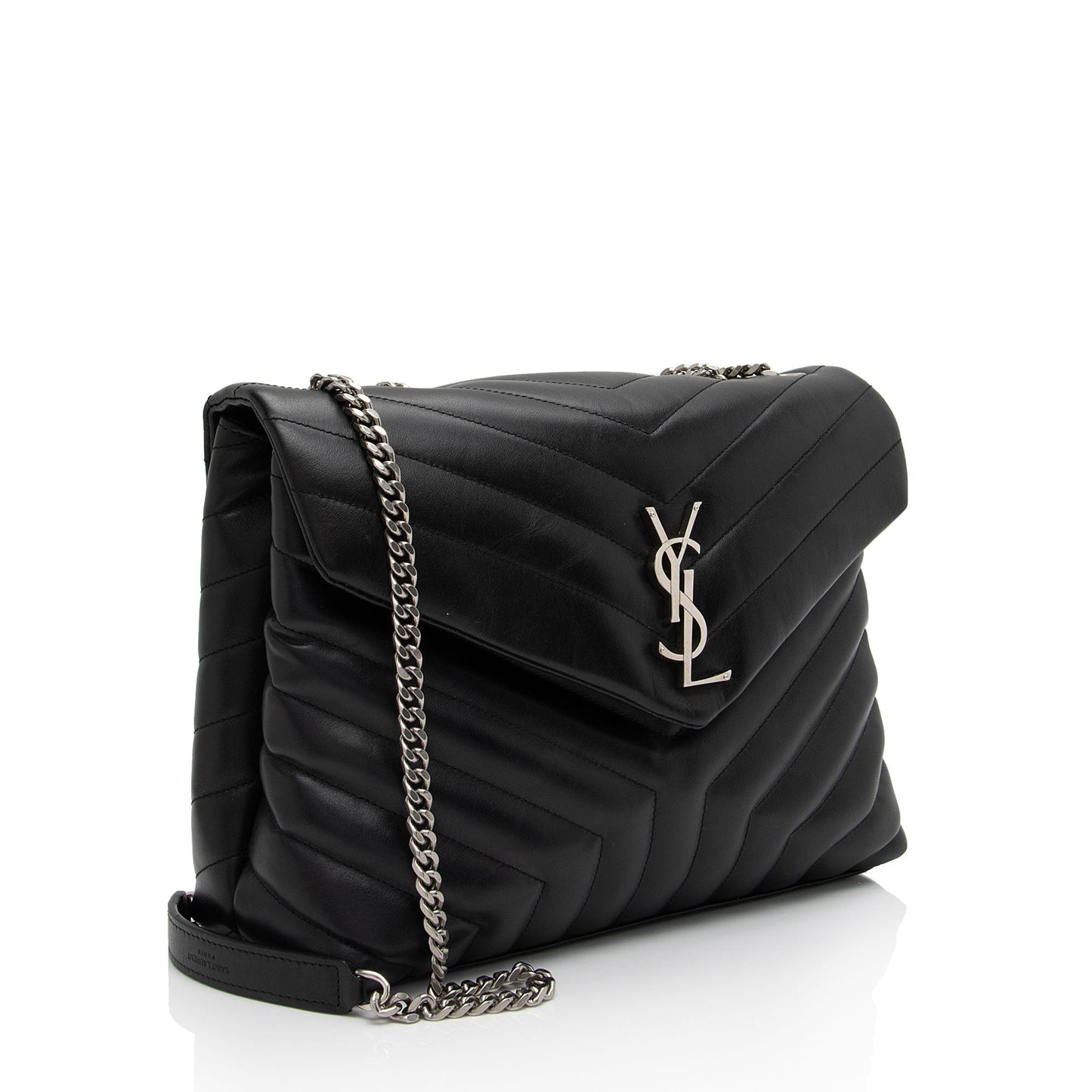 Saint Laurent Matelasse Calfskin Monogram LouLou Chain Medium Shoulder Bag 3CcYFQ