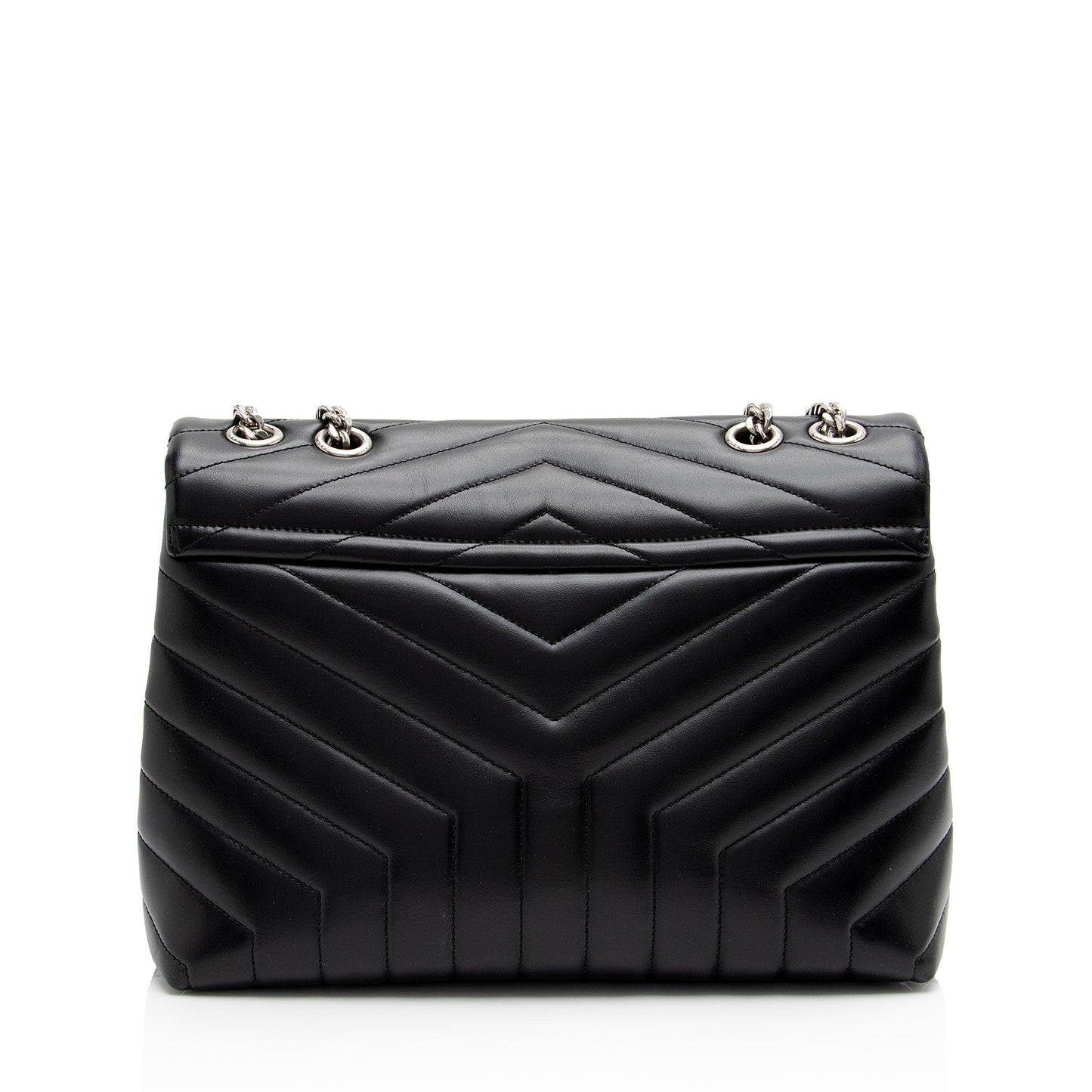 Saint Laurent Matelasse Calfskin Monogram LouLou Chain Medium Shoulder Bag nVNU3H