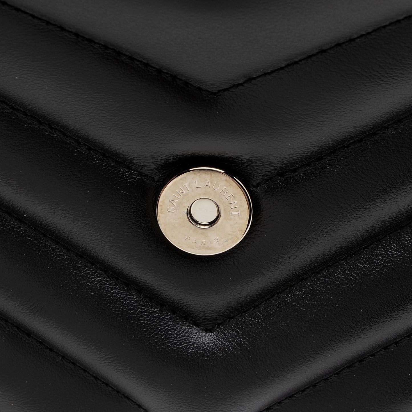 Saint Laurent Matelasse Calfskin Monogram LouLou Chain Medium Shoulder Bag nVNU3H