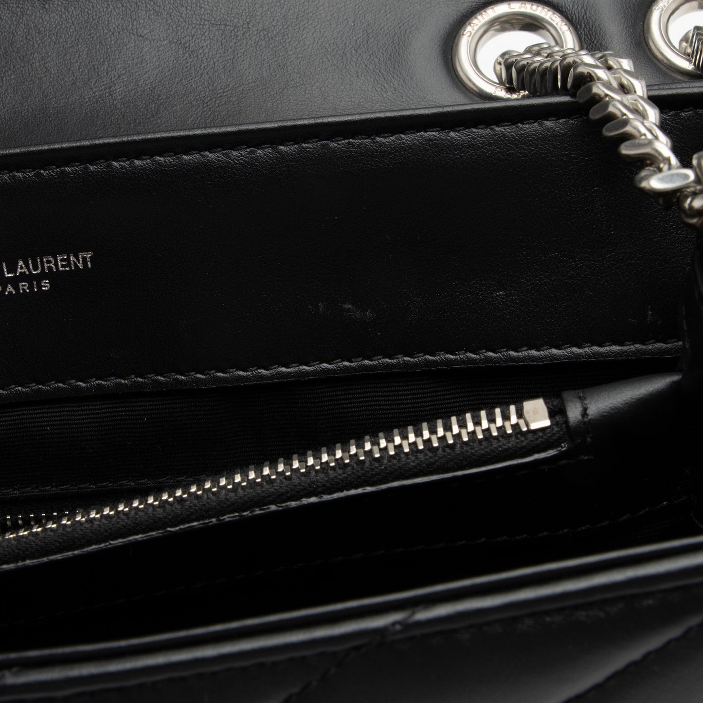 Saint Laurent Matelasse Calfskin Monogram LouLou Chain Medium Shoulder Bag pHhqQ4