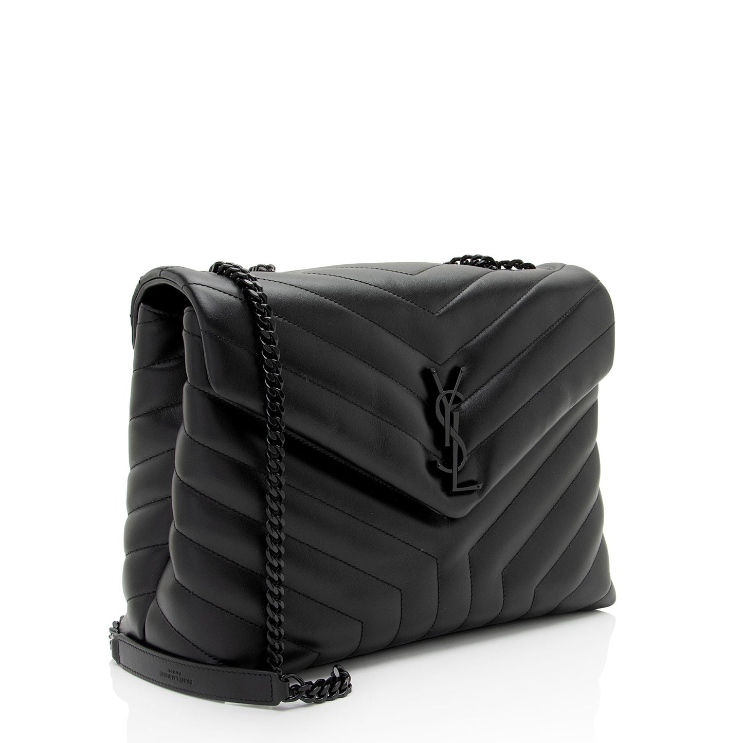 Saint Laurent Matelasse Calfskin Monogram LouLou Chain Medium Shoulder Bag lzCev2