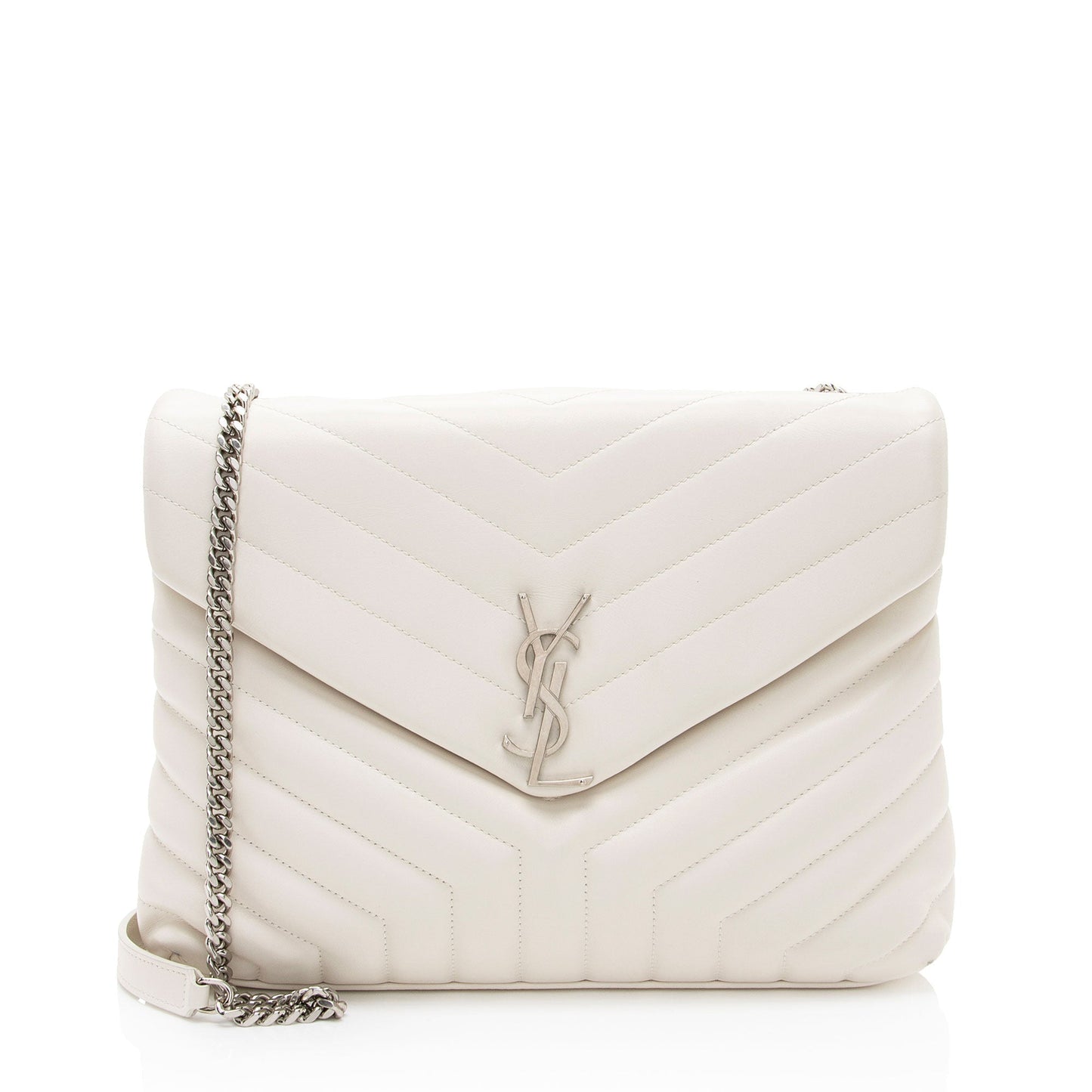 Saint Laurent Matelasse Calfskin Monogram LouLou Chain Medium Shoulder Bag p5hSxF