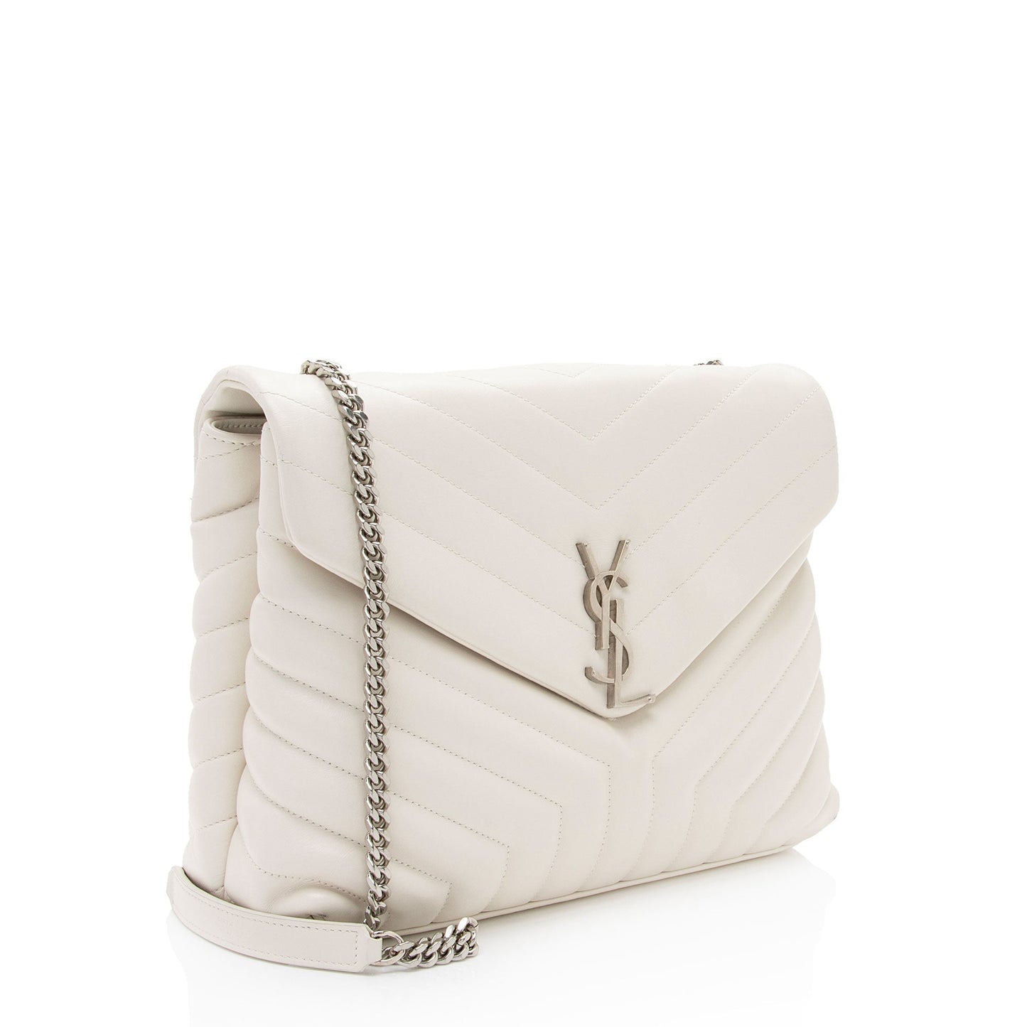 Saint Laurent Matelasse Calfskin Monogram LouLou Chain Medium Shoulder Bag p5hSxF