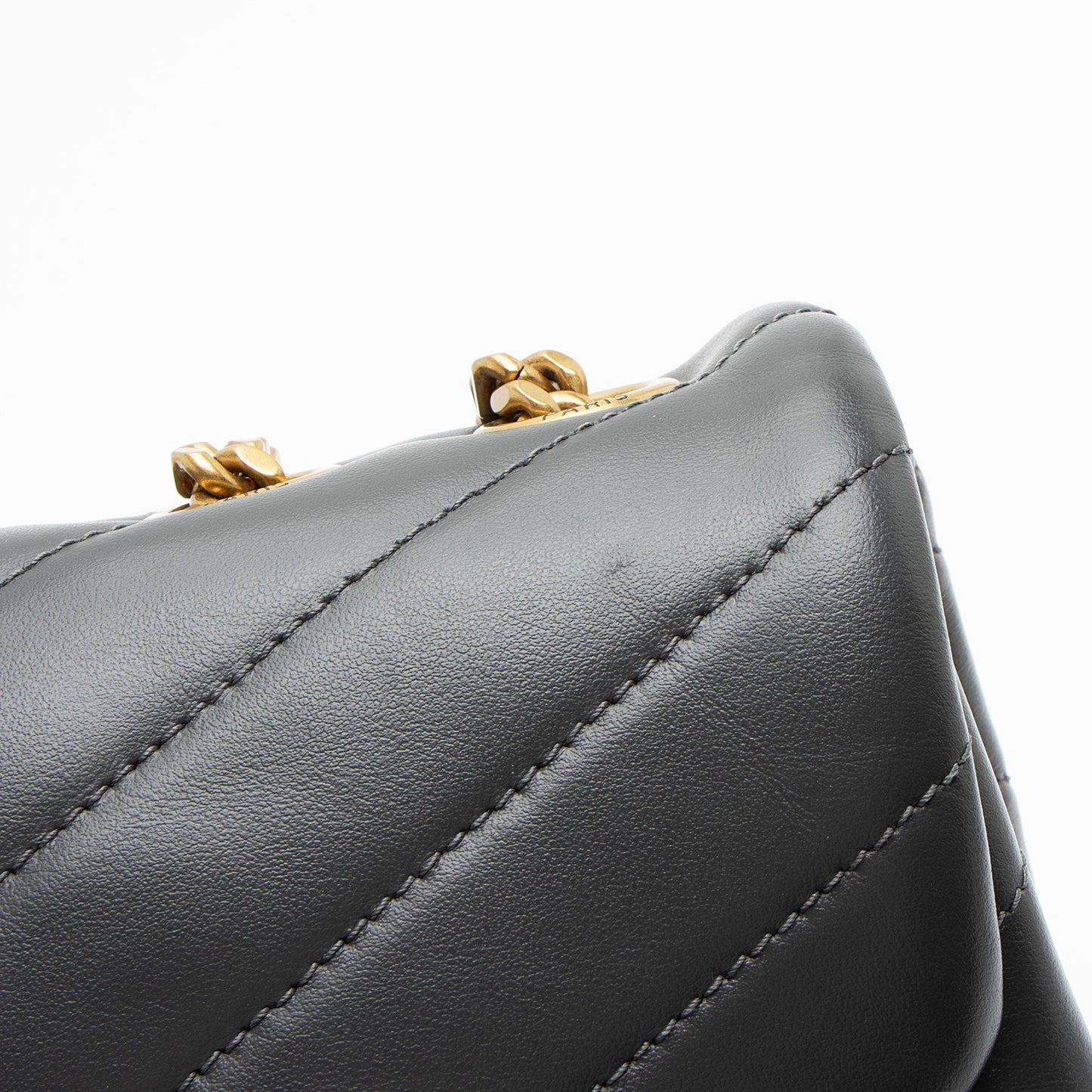 Saint Laurent Matelasse Calfskin Monogram LouLou Chain Medium Shoulder Bag W4gfSq