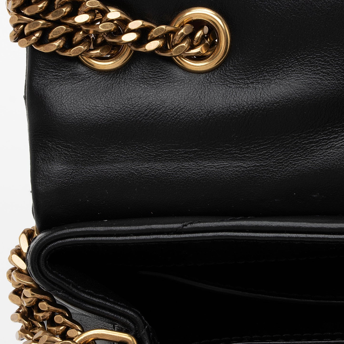 Saint Laurent Matelasse Calfskin Monogram LouLou Chain Small Crossbody Bag 8sE3HH