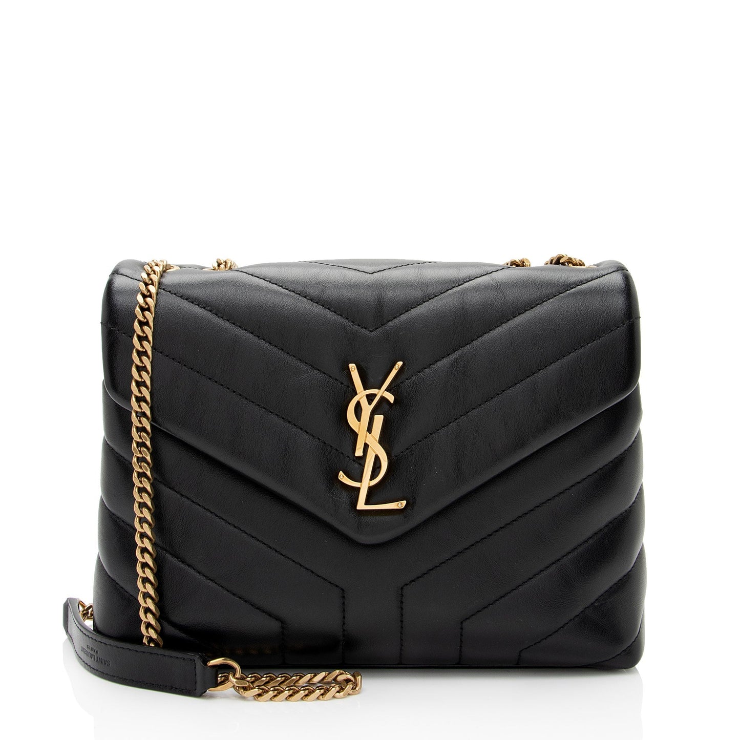 Saint Laurent Matelasse Calfskin Monogram LouLou Chain Small Crossbody 8o8aXB