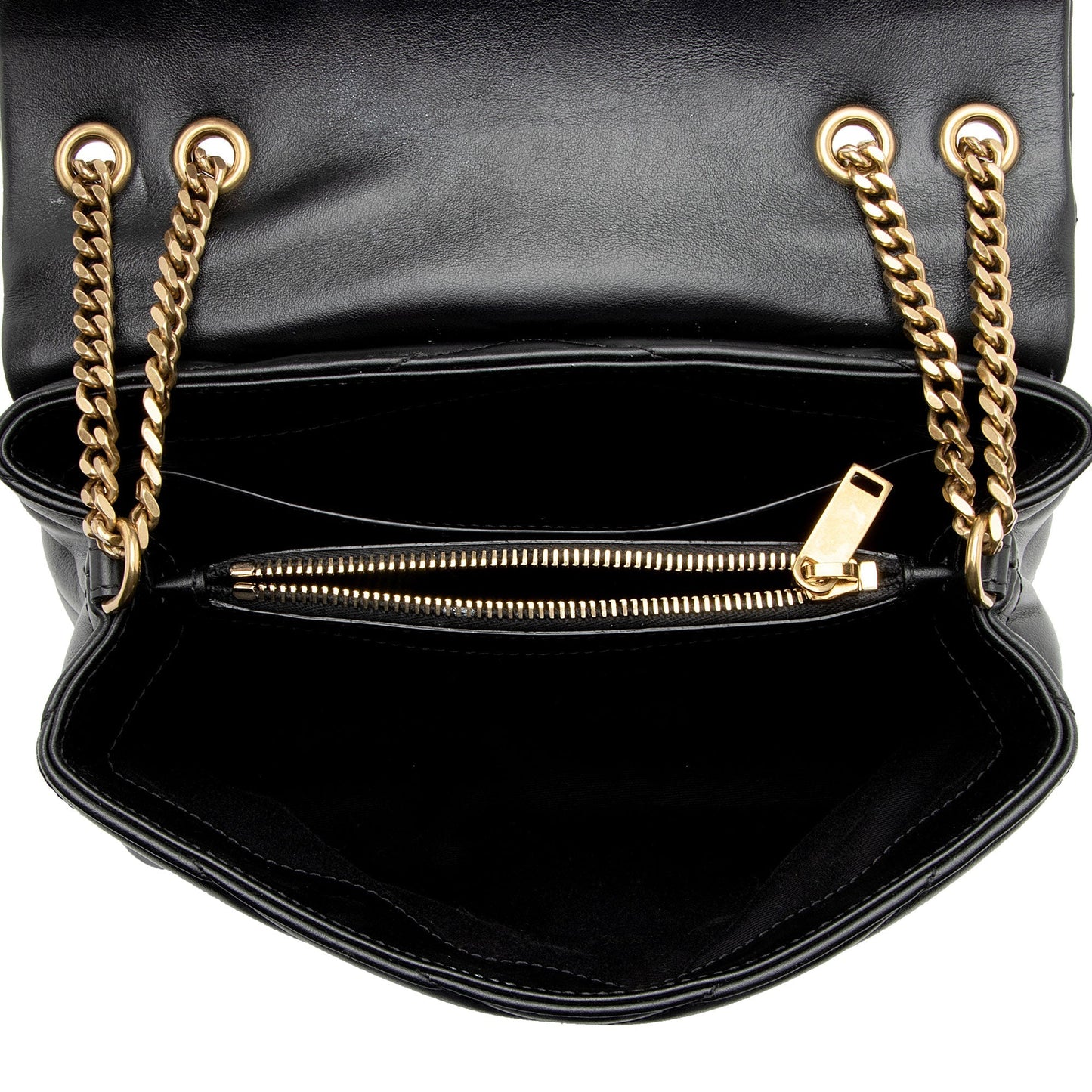 Saint Laurent Matelasse Calfskin Monogram LouLou Chain Small Crossbody 8o8aXB