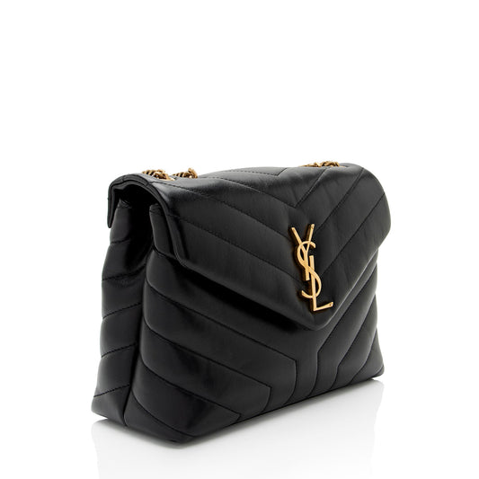 Saint Laurent Matelasse Calfskin Monogram LouLou Chain Small Crossbody 8o8aXB