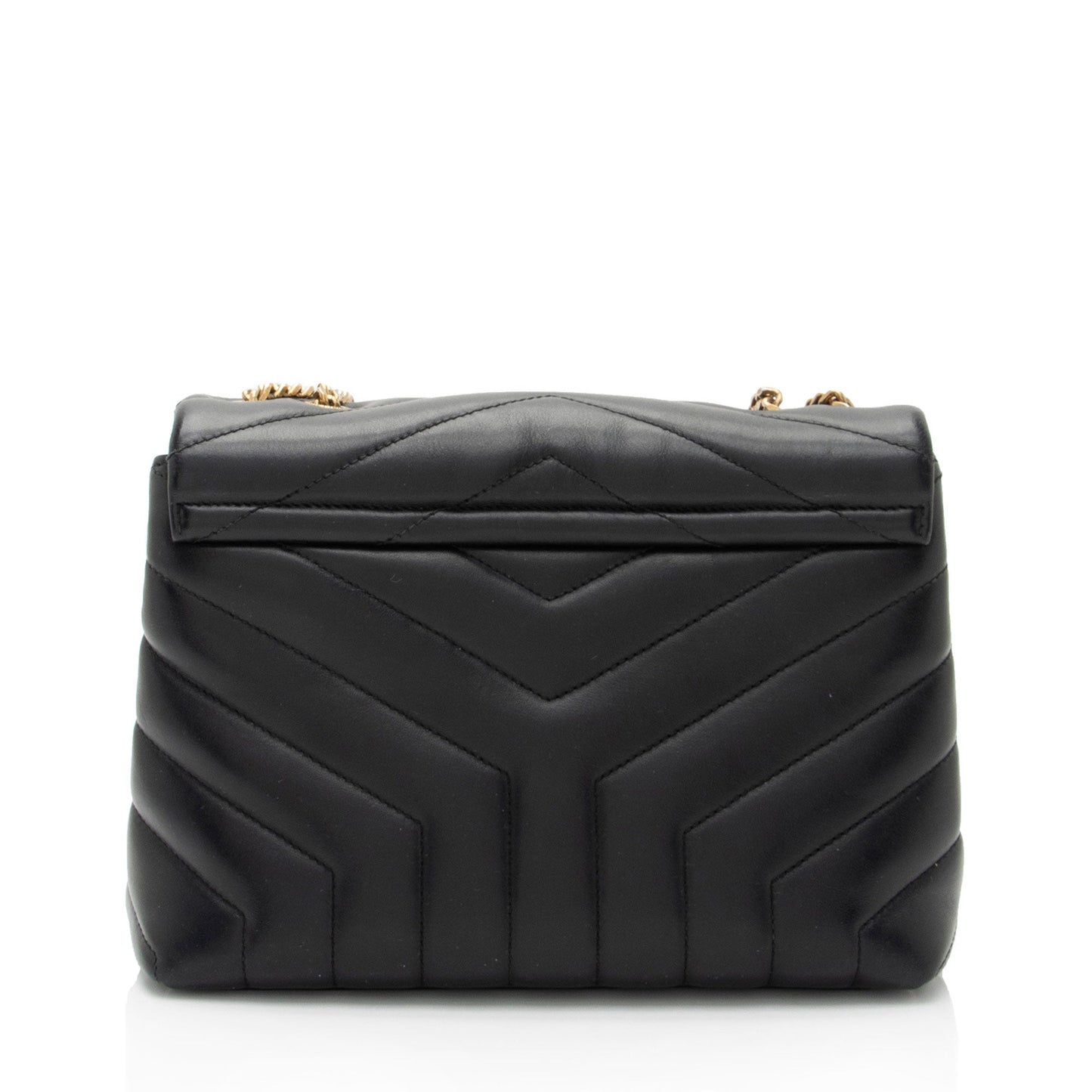 Saint Laurent Matelasse Calfskin Monogram LouLou Chain Small Crossbody Bag s725vF