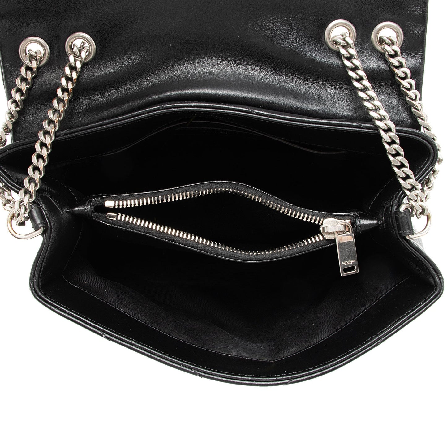 Saint Laurent Matelasse Calfskin Monogram LouLou Chain Small Crossbody Bag XeDlWE