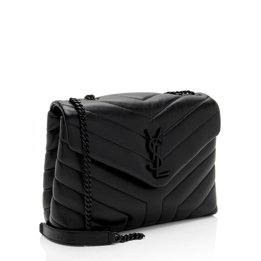 Saint Laurent Matelasse Calfskin Monogram LouLou Chain Small Crossbody acKu6w