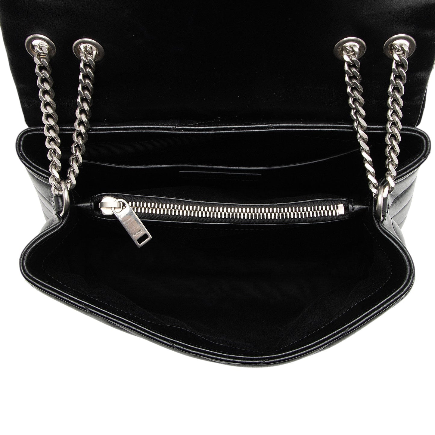 Saint Laurent Matelasse Calfskin Monogram LouLou Chain Small Crossbody 2881qg