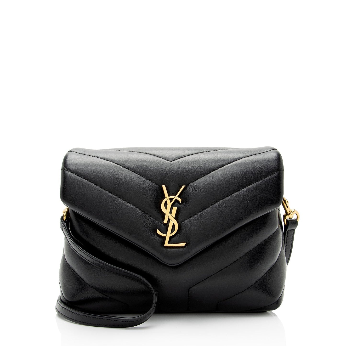 Saint Laurent Matelasse Calfskin Monogram LouLou Toy Crossbody Bag 8TLGZ0
