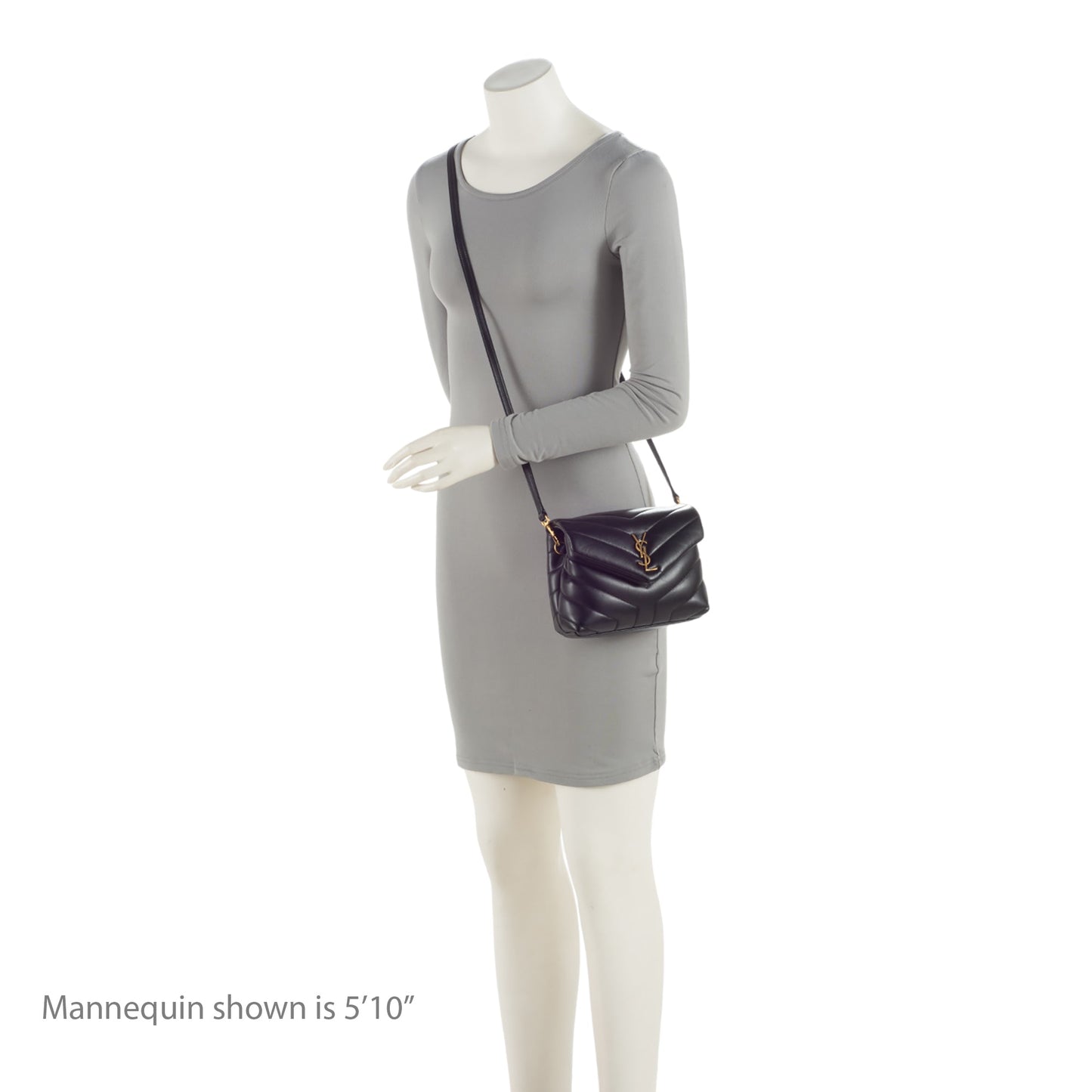 Saint Laurent Matelasse Calfskin Monogram LouLou Toy Crossbody Bag 8TLGZ0