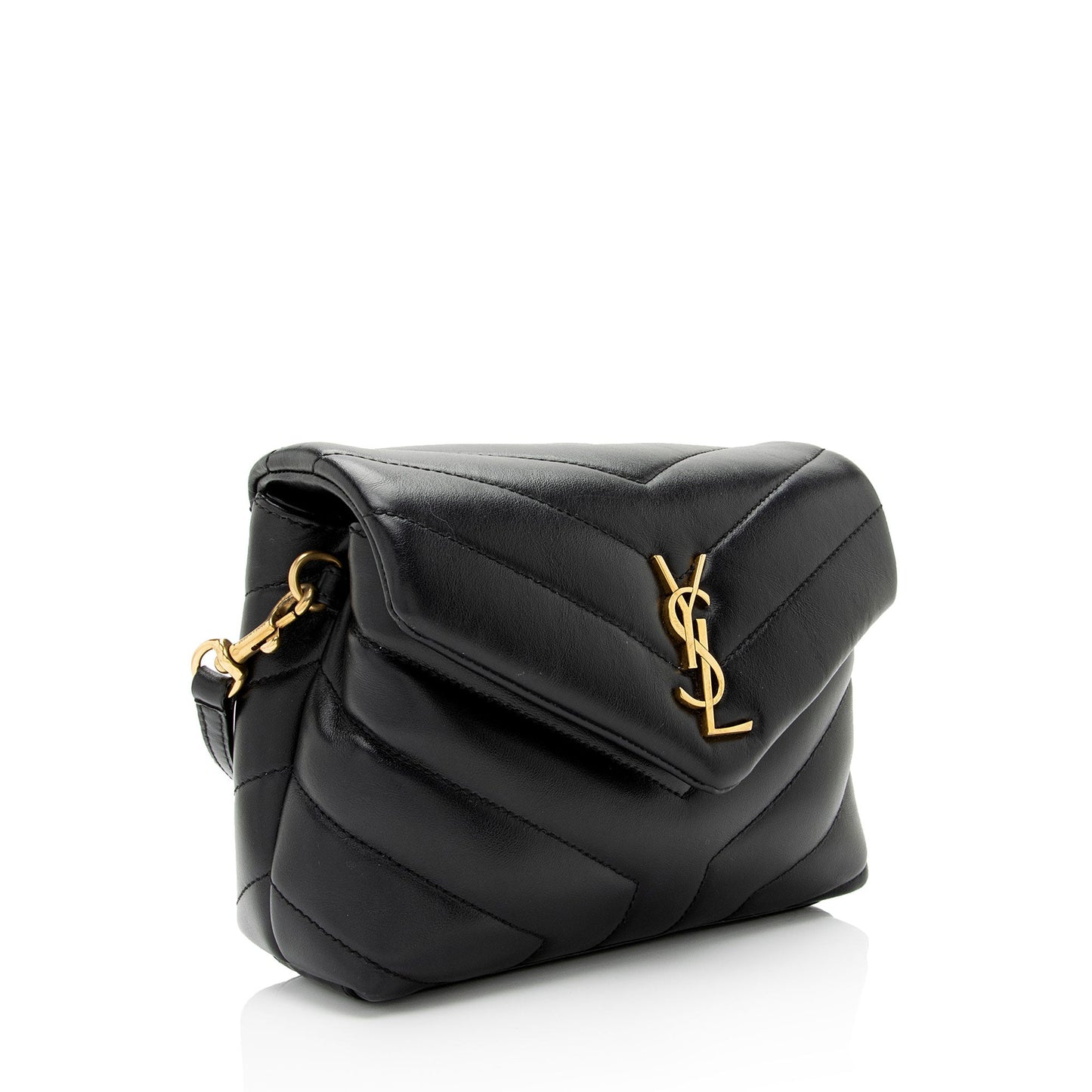 Saint Laurent Matelasse Calfskin Monogram LouLou Toy Crossbody Bag 8TLGZ0
